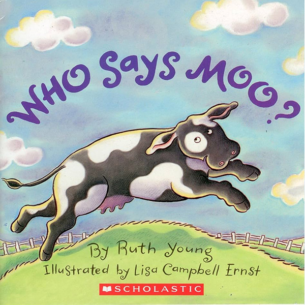 Who says Moo