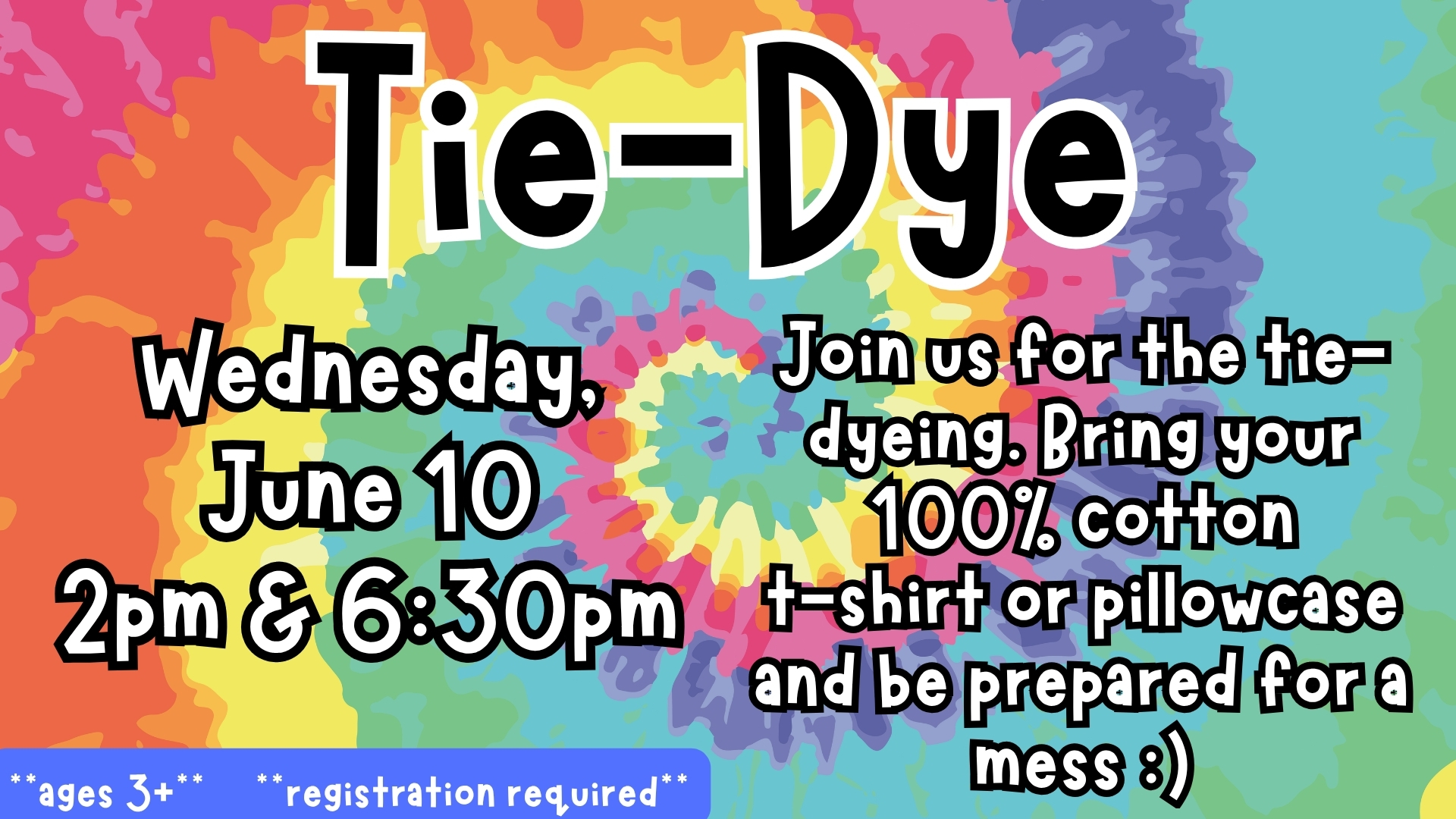 Summer Reading Program: Tie-Dyeing