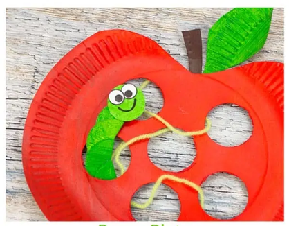 Lacing apples craft example