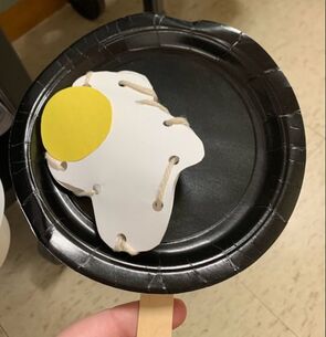 Flipping egg craft example