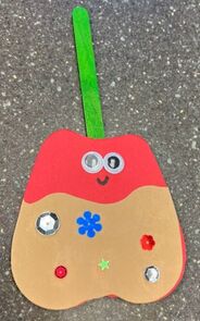 Caramel apple craft example