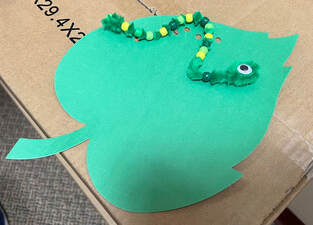 Hungry caterpillar craft example