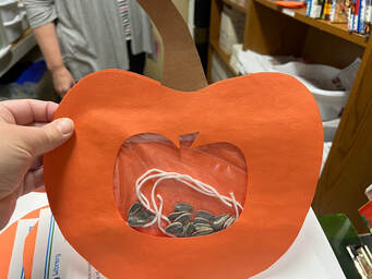Pumpkin seeds craft example
