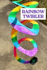 Rainbow twirler craft