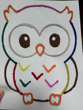 Sand owls craft example