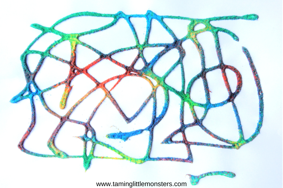 Sand pictures beach craft example