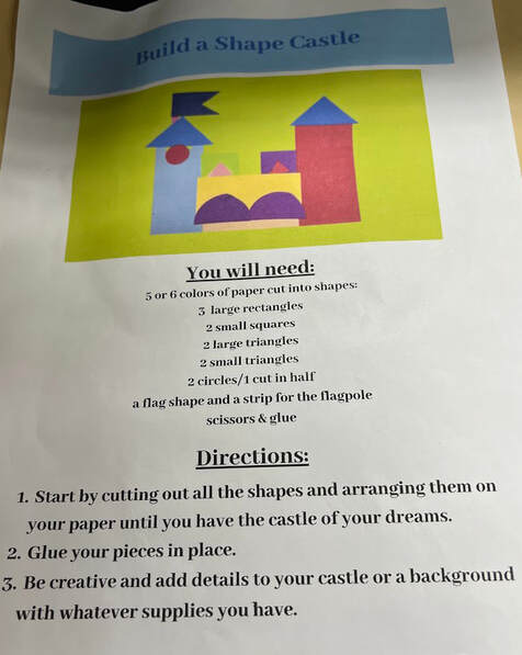 Shape castle craft example