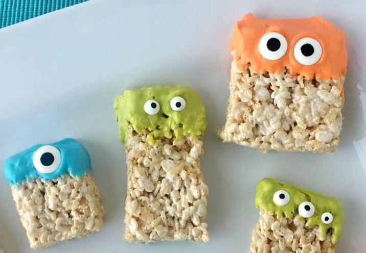 Monster Rice Krispies Bars
