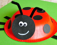 Paper Bowl Ladybugs