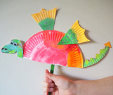 Paper Plate Dragons
