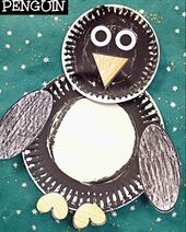 Paper Plate Penguin